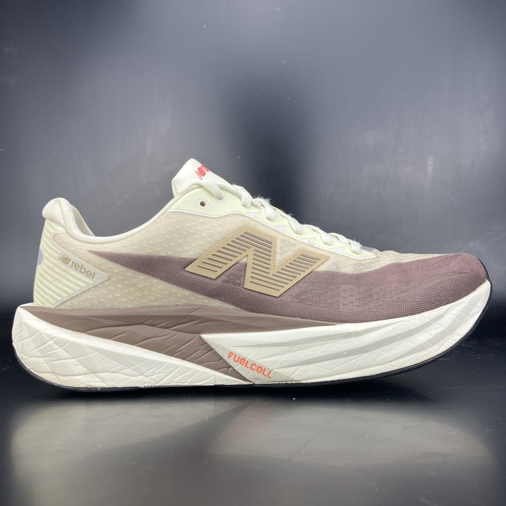 New Balance FuelCell Rebel v5 - Men Size 11 'Angora/Earth/Sea Salt' (MFCXLY5)